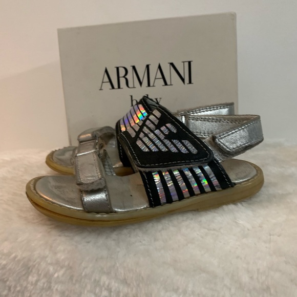 Armani Leather Toddler Sandals (Unisex) - Picture 1 of 5